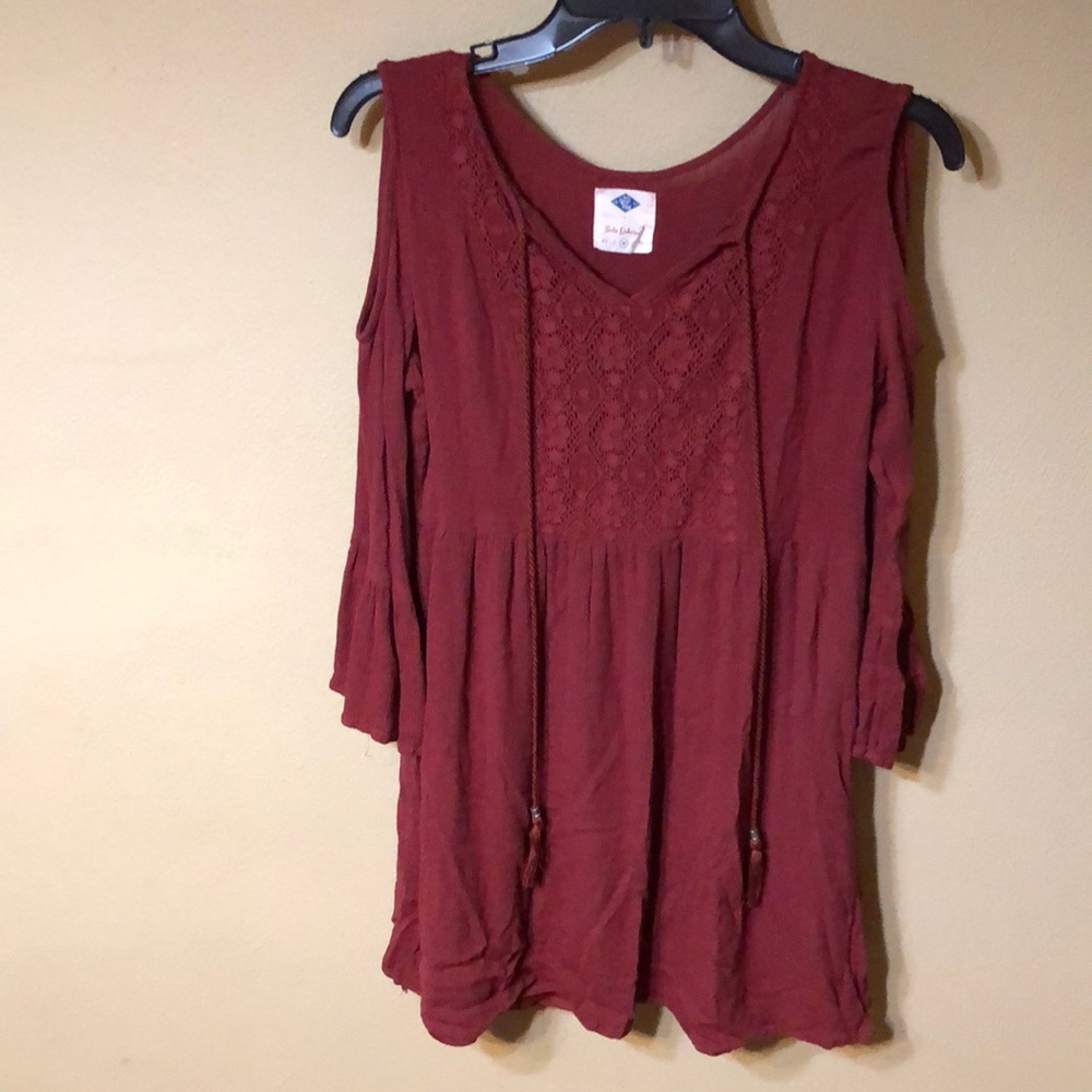 Sadie Robertson Cold Shoulder Dress